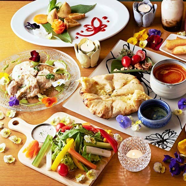 【渋谷最強コスパ!】幹事さん楽々♪【食べ放題Party!】2H飲放+タパス・ピザ・カレー・デザートグランドメニュー50種以上食べ放題5980⇒税込3450円!・・・飲み会,宴会◎
