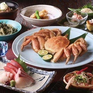 新潟産毛蟹・ずわい・タラバの蟹三種堪能プラン【食事のみ】