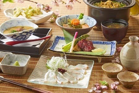 八海山桜マスと山菜の春満喫コース【食事のみ】