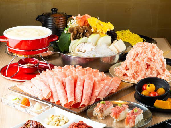 【Gコース】食べ放題+飲み放題+お通し付き(2時間) 4,560円(税抜)