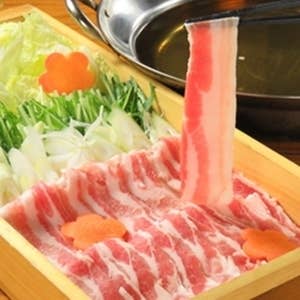 お手軽【人気!出汁!豚しゃぶコース】≪全7品≫120分生付飲み放題3000円