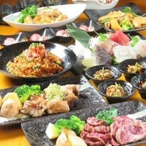 【旬の筍・新じゃが・ラムステーキ・市場直送の旬鮮5点盛等】≪全9品≫生付120分飲放3500円