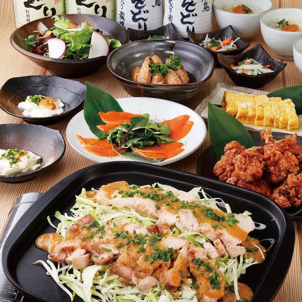 【2H飲放付】をどりコース <全9品>