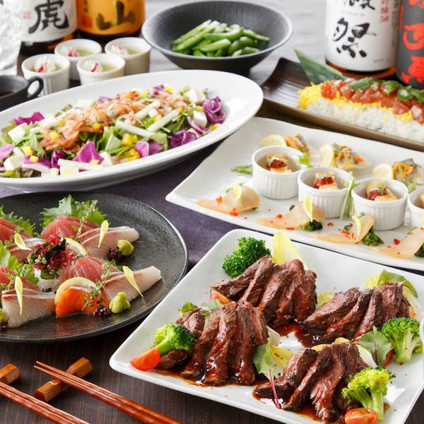 <6/8迄>【肉満喫コース】2時間飲放付 全8品 4400円⇒4000円(税込)