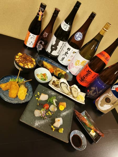 旬食材の贅沢7品ペアリングコース