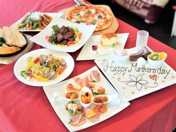 「母の日のお祝いに最適」母の日シェアコース3名様〜(5/1〜5/16)