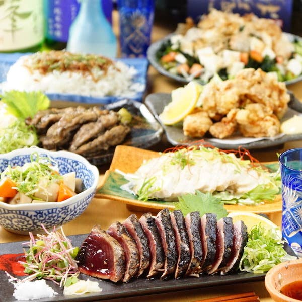 ★月~木曜限定【雷神コース】鰹の藁焼き・せせりの藁焼き《全8品》2h飲み放題/4000⇒2980円