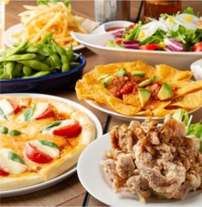 <6/23~>2次会やパーティーに!【ライトコース】2時間飲み放題付き 3300円⇒3000円(税込)