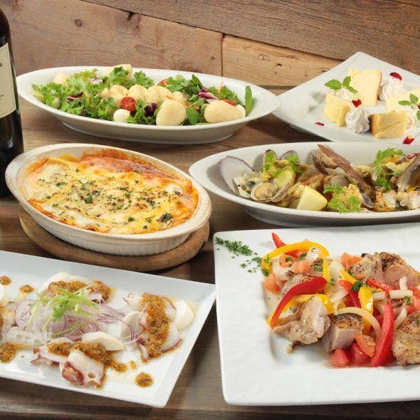 【夏コース】「美味と健康の情熱コース」~スペイン バスク地方の夏~ 2H飲放付4000円(税別)