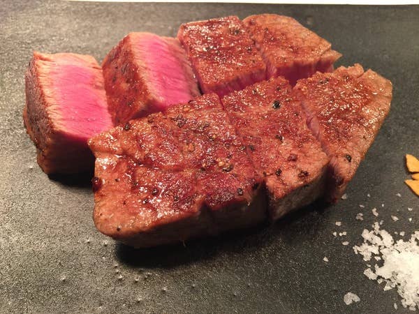 鉄板焼き 一貫コース(シャトーブリアン・要予約)