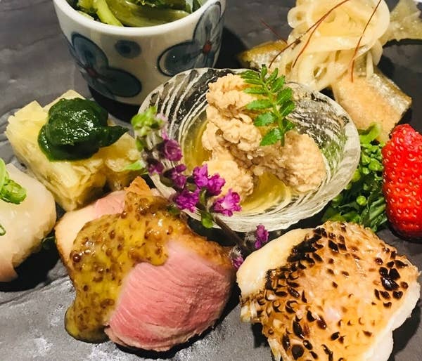 和・洋両シェフの饗宴と至極の鉄板 贅沢コース 11000円