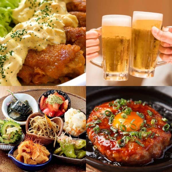 【150分時間いっぱい飲み放題付き】忘年会コース4500円!クーポン利用で更に30分延長!