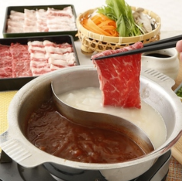 【牛・豚コース】しゃぶしゃぶ100分食べ放題 2980円(税抜)