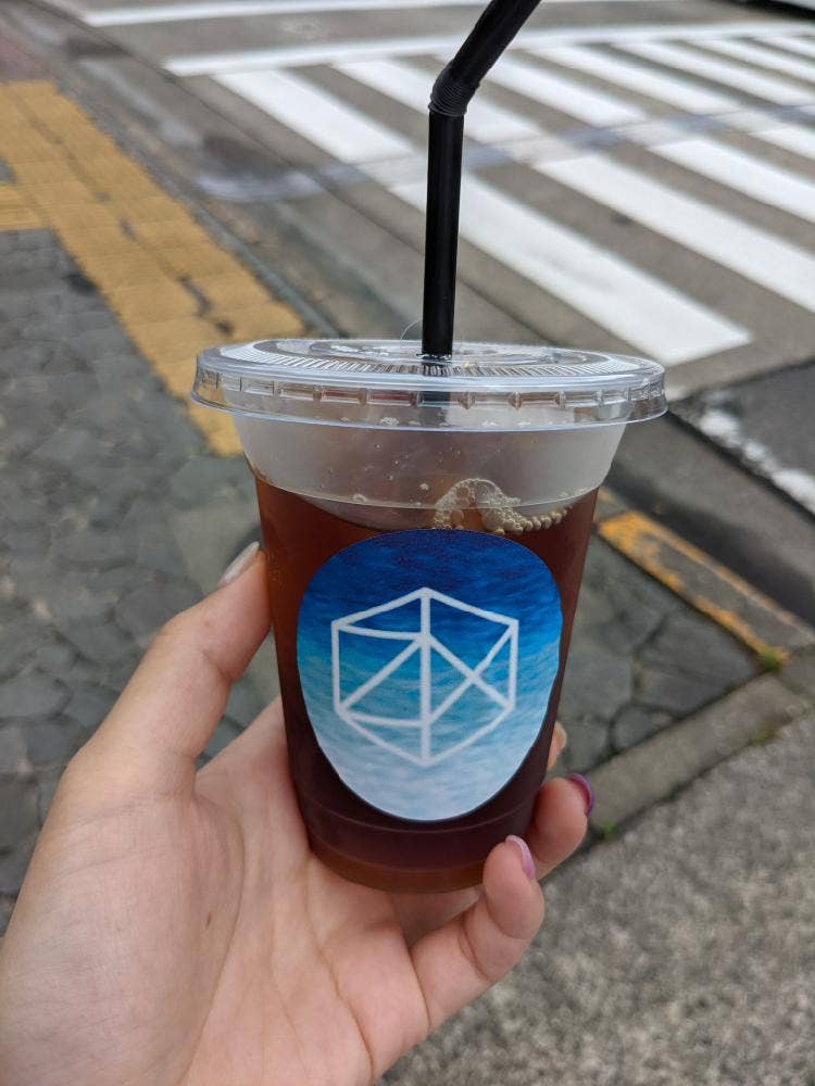 カフェオレ おうちでイオン イオンネットスーパー 共栄 袋氷カフェオレ 135ml