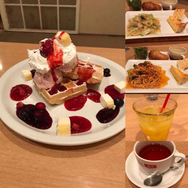 サンセットカフェダイニング 新潟でのランチ2日目は パスタを食べたい息子とワッ 新潟駅周辺
