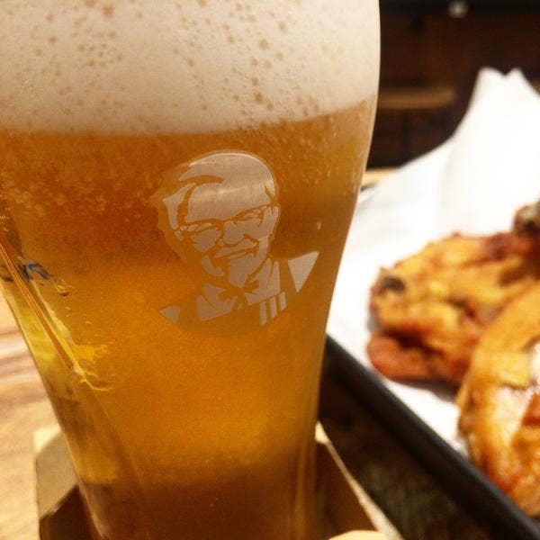 ケンタッキーフライドチキン 恵比寿駅前店 念願の ビール飲みながらkfc を実行するために 恵比寿